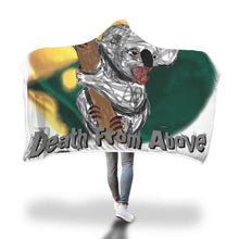 Load image into Gallery viewer, Drop Bear Hooded Blanket - Explosive Designs LLC