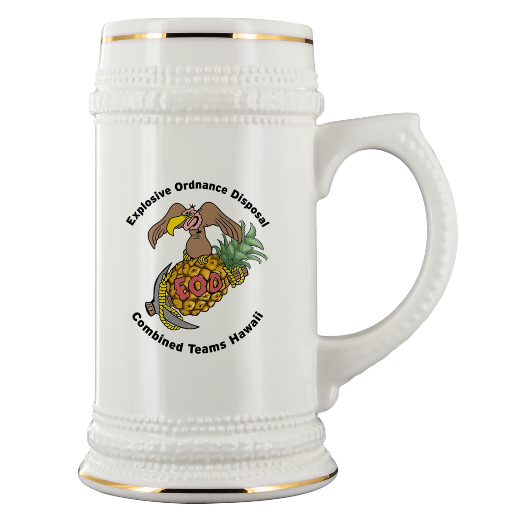 Hawaii EOD Beer Stein - Explosive Designs LLC