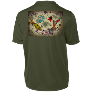 Diamonds and Stars 790 Augusta Men's Wicking T-Shirt - Explosive Designs LLC