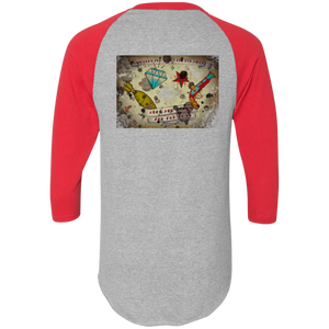 Stars and Diamonds 420 Augusta Colorblock Raglan Jersey - Explosive Designs LLC