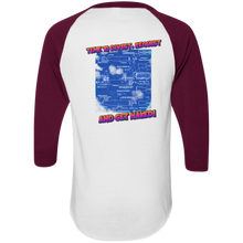 Load image into Gallery viewer, Golden Asshole Augusta Colorblock Raglan Jersey - Explosive Designs LLC