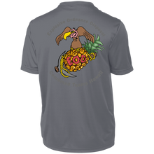 Load image into Gallery viewer, Grey Hawaii Letters 790 Augusta Men&#39;s Wicking T-Shirt - Explosive Designs LLC