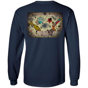 Stars and Diamonds G240 Gildan LS Ultra Cotton T-Shirt - Explosive Designs LLC