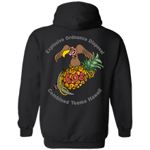 Load image into Gallery viewer, Grey Hawaii Letters G185 Gildan Pullover Hoodie 8 oz. - Explosive Designs LLC