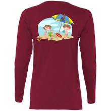 Load image into Gallery viewer, G540L Gildan Ladies&#39; Cotton LS T-Shirt - Explosive Designs LLC