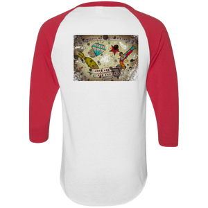 Stars and Diamonds 420 Augusta Colorblock Raglan Jersey - Explosive Designs LLC