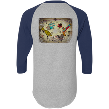 Load image into Gallery viewer, Stars and Diamonds 420 Augusta Colorblock Raglan Jersey - Explosive Designs LLC