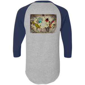 Stars and Diamonds 420 Augusta Colorblock Raglan Jersey - Explosive Designs LLC