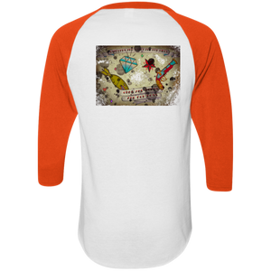 Stars and Diamonds 420 Augusta Colorblock Raglan Jersey - Explosive Designs LLC