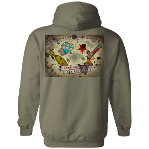 Stars and Diamonds G185 Gildan Pullover Hoodie 8 oz. - Explosive Designs LLC