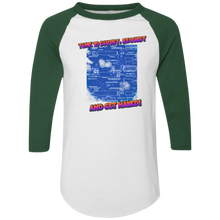 Load image into Gallery viewer, Golden Asshole Augusta Colorblock Raglan Jersey - Explosive Designs LLC