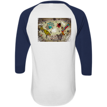 Load image into Gallery viewer, Stars and Diamonds 420 Augusta Colorblock Raglan Jersey - Explosive Designs LLC