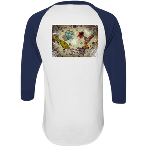 Stars and Diamonds 420 Augusta Colorblock Raglan Jersey - Explosive Designs LLC