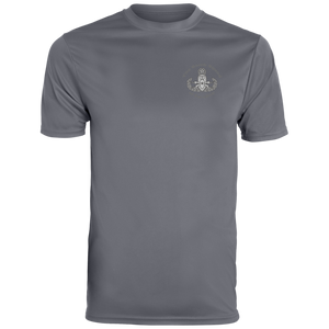 Grey Hawaii Letters 790 Augusta Men's Wicking T-Shirt - Explosive Designs LLC