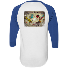 Load image into Gallery viewer, Stars and Diamonds 420 Augusta Colorblock Raglan Jersey - Explosive Designs LLC