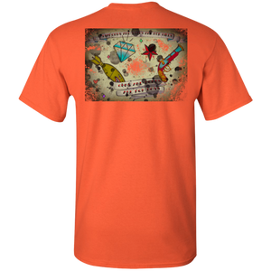 Stars and Diamonds G500 Gildan 5.3 oz. T-Shirt - Explosive Designs LLC