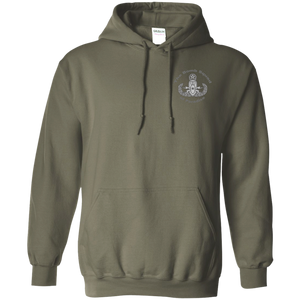 Grey Hawaii Letters G185 Gildan Pullover Hoodie 8 oz. - Explosive Designs LLC