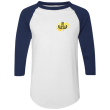 Load image into Gallery viewer, Golden Asshole Augusta Colorblock Raglan Jersey - Explosive Designs LLC