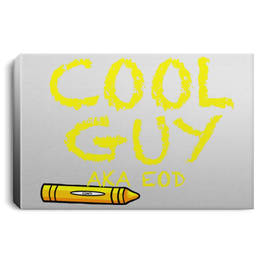 Cool Guy Landscape Canvas .75in Frame - Explosive Designs LLC