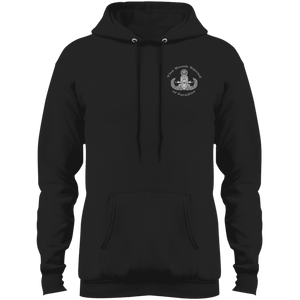 Grey Hawaii Letters PC78H Port & Co. Core Fleece Pullover Hoodie - Explosive Designs LLC