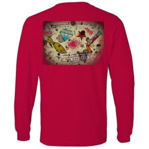 Stars and Diamonds 949 Anvil Lightweight LS T-Shirt - Explosive Designs LLC