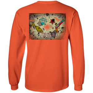 Stars and Diamonds G240 Gildan LS Ultra Cotton T-Shirt - Explosive Designs LLC