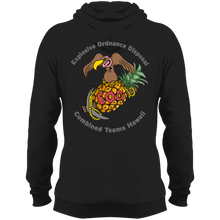 Load image into Gallery viewer, Grey Hawaii Letters PC78H Port &amp; Co. Core Fleece Pullover Hoodie - Explosive Designs LLC