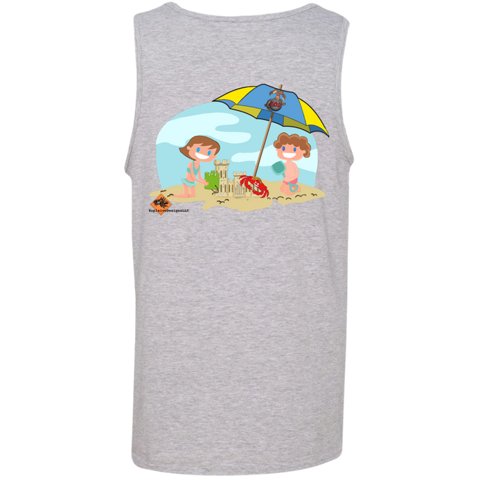 986 Anvil 100% Ringspun Cotton Tank Top - Explosive Designs LLC