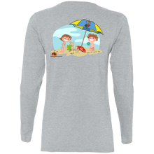 Load image into Gallery viewer, G540L Gildan Ladies&#39; Cotton LS T-Shirt - Explosive Designs LLC