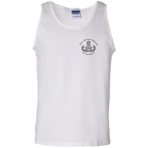 Grey Hawaii Letters G220 Gildan 100% Cotton Tank Top - Explosive Designs LLC