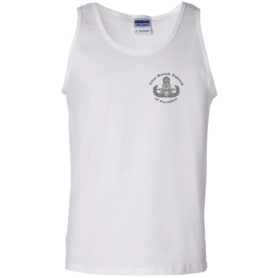 Grey Hawaii Letters G220 Gildan 100% Cotton Tank Top - Explosive Designs LLC