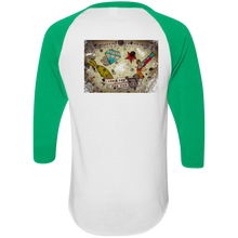 Load image into Gallery viewer, Stars and Diamonds 420 Augusta Colorblock Raglan Jersey - Explosive Designs LLC