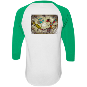 Stars and Diamonds 420 Augusta Colorblock Raglan Jersey - Explosive Designs LLC