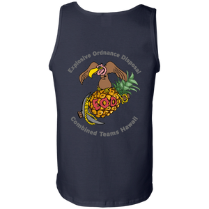 Grey Hawaii Letters G220 Gildan 100% Cotton Tank Top - Explosive Designs LLC