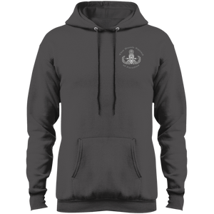 Grey Hawaii Letters PC78H Port & Co. Core Fleece Pullover Hoodie - Explosive Designs LLC