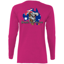 Load image into Gallery viewer, G540L Gildan Ladies&#39; Cotton LS T-Shirt - Explosive Designs LLC