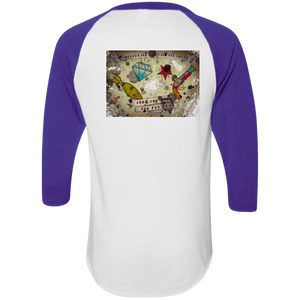 Stars and Diamonds 420 Augusta Colorblock Raglan Jersey - Explosive Designs LLC