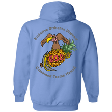 Load image into Gallery viewer, Grey Hawaii Letters G185 Gildan Pullover Hoodie 8 oz. - Explosive Designs LLC