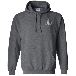 Grey Hawaii Letters G185 Gildan Pullover Hoodie 8 oz. - Explosive Designs LLC