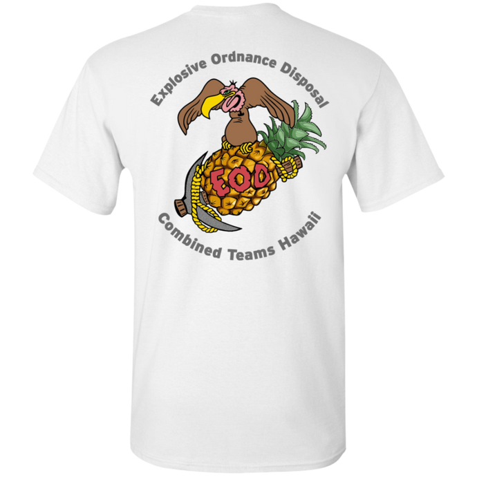 Grey Hawaii Letters G500 Gildan 5.3 oz. T-Shirt - Explosive Designs LLC