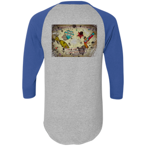 Stars and Diamonds 420 Augusta Colorblock Raglan Jersey - Explosive Designs LLC