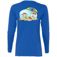 Load image into Gallery viewer, G540L Gildan Ladies&#39; Cotton LS T-Shirt - Explosive Designs LLC