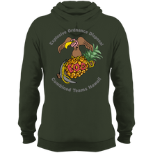 Load image into Gallery viewer, Grey Hawaii Letters PC78H Port &amp; Co. Core Fleece Pullover Hoodie - Explosive Designs LLC