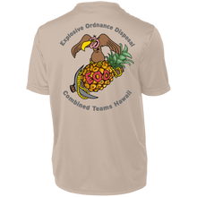 Load image into Gallery viewer, Grey Hawaii Letters 790 Augusta Men&#39;s Wicking T-Shirt - Explosive Designs LLC