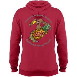 Grey Hawaii Letters PC78H Port & Co. Core Fleece Pullover Hoodie - Explosive Designs LLC