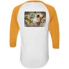 Load image into Gallery viewer, Stars and Diamonds 420 Augusta Colorblock Raglan Jersey - Explosive Designs LLC