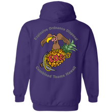 Load image into Gallery viewer, Grey Hawaii Letters G185 Gildan Pullover Hoodie 8 oz. - Explosive Designs LLC