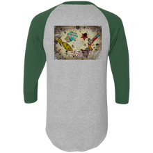 Load image into Gallery viewer, Stars and Diamonds 420 Augusta Colorblock Raglan Jersey - Explosive Designs LLC