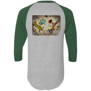 Stars and Diamonds 420 Augusta Colorblock Raglan Jersey - Explosive Designs LLC