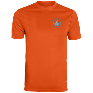 Grey Hawaii Letters 790 Augusta Men's Wicking T-Shirt - Explosive Designs LLC